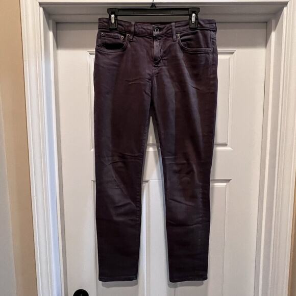 Raleigh Workshop Handcrafted Denim Jeans Mens 29x29 Gray Slim Taper Made in USA - Picture 13 of 13